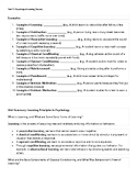 Classical Conditioning Study Guide