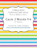Classical Conversations Cycle 2 Weeks 4-6 History Memory W