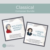 Classical Era Musical Composer Bundle with Elementary Musi