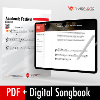 Preview of Classical Favorites Recorder Songbook - 10 Easy-to-Play Sheet Music w/ MP3