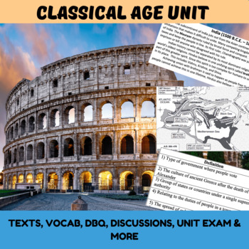 Preview of Classical Greece, Rome, China, and India Unit Materials