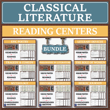 Preview of Classical Literature Series: Reading Centers Bundle