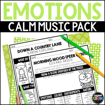 Preview of Calm SEL Listening | Mellow Classical Music Activities for Peaceful Mornings!