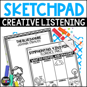 Preview of Creative Listening Sketchpad | Classical Music Activities
