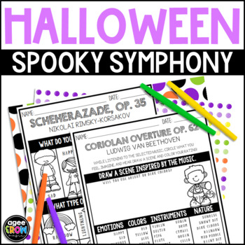 Preview of Classical Music Activities | Spooky Symphony