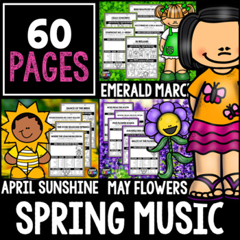 Preview of Classical Music Activities | Spring Listening Activities with 70 Bonus Posters