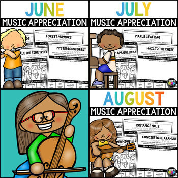 Preview of Classical Music Activities | Summer SEL Listening with 70 Bonus Posters