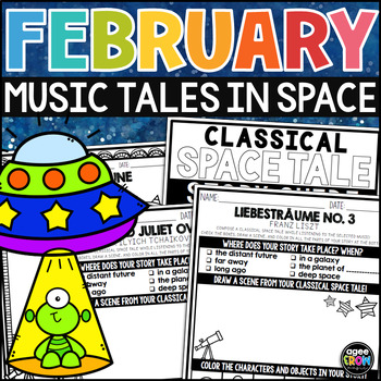 Preview of Classical Music Activities for February | Space Story with Digital Resources