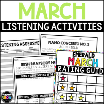 Preview of Classical Music Activities Bundle for March with Digital Resources
