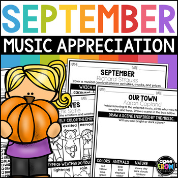 Preview of Classical Music Activities Bundle for September | with Digital Resources
