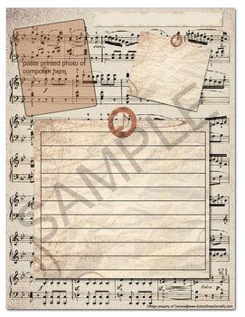Preview of Classical Music Composers Notebooking Journal Pages