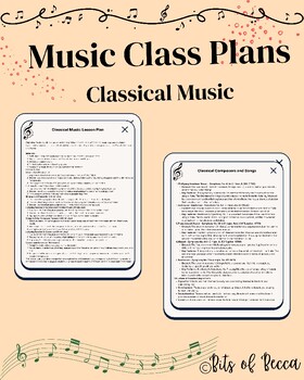 Preview of Classical Music History: Lesson Plan