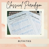 Classical Paradigm and Three Act Structure Activities (IB 