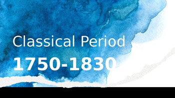 Preview of Classical Period Music