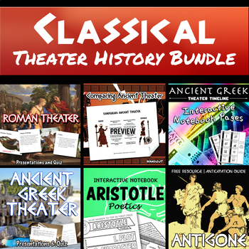 Preview of Classical Theater History Pack (Greek and Roman Theater)