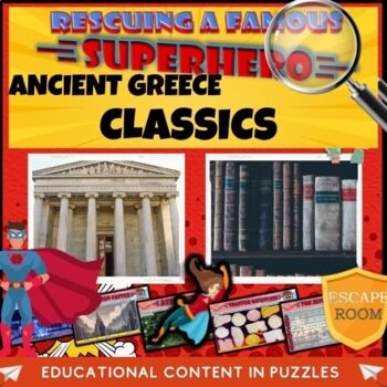 Preview of Classics - Ancient Greek Literature and Language Escape Room