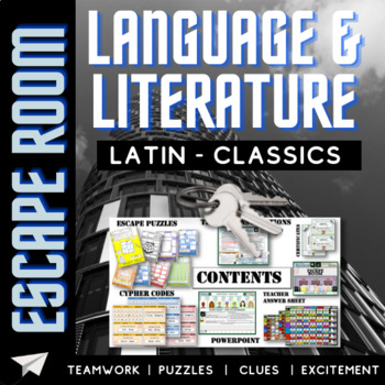 Preview of Classics - Latin Language & Literature Escape Room