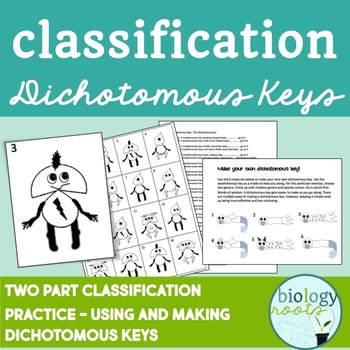 Preview of Classification Dichotomous Keys
