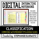 Classification Digital Interactive Notebook | Google Slide