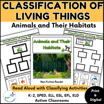 Classification Of Living Things - Animals and Habitats - Classifying ...