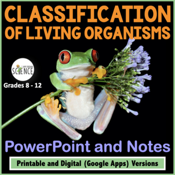 Preview of Classification of Living Things Powerpoint and Notes Kingdoms Cladograms