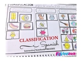 Classification SPANISH Interactive Notebook FREEBIE