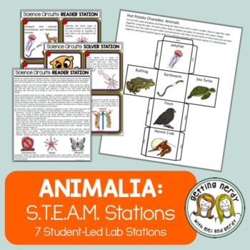 Preview of Animal Classification - Science Centers / Lab Stations