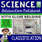 Classification - Science Interactive Notebook with Close R