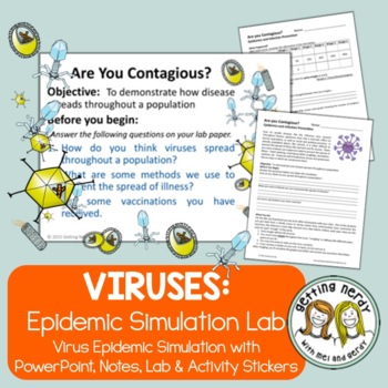 Preview of Virus Lab - Epidemic Simulation Activity