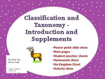Preview of Classification and Taxonomy