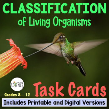 Preview of Classification of Living Things Task Cards