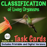 Classification of Living Things Task Cards
