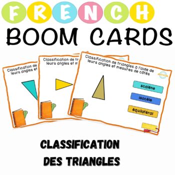 Preview of Classification de Triangles French Boom Cartes™