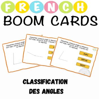 Preview of Classification des Angles French Boom Cartes™