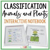 Classification of Animals and Plants Interactive Notebook