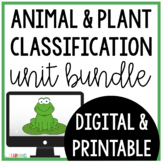 Classification of Animals and Plants - Lesson, Notes, Sort