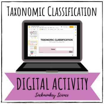Preview of Classification of Living Things - Digital Taxonomy Unit for Google Classroom