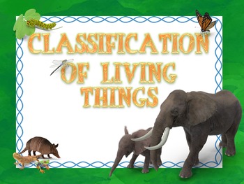 Preview of Animal Classification of Living Things PowerPoint and Interactive Notebook