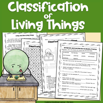 Preview of Classification of Living Things Reading Passages and Activities
