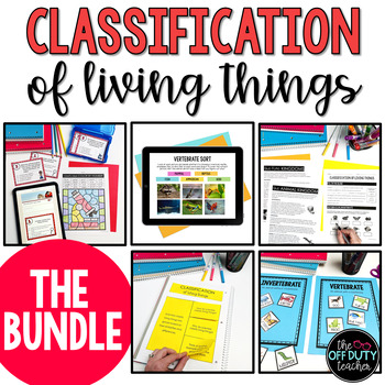 Preview of Classification of Living Things The Bundle (Print and Digital)