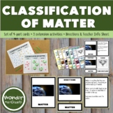 Classification of Matter Activities
