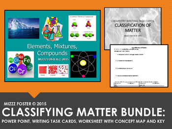 Preview of Classification of Matter Chemistry Bundle