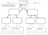 Classification of Matter Graphic Organizer