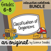 Classification of Organisms Interactive Notebook Doodle BU