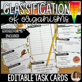 Classification of Organisms and Taxonomy Task Cards - Edit