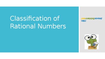 Preview of Classification of Rational Numbers
