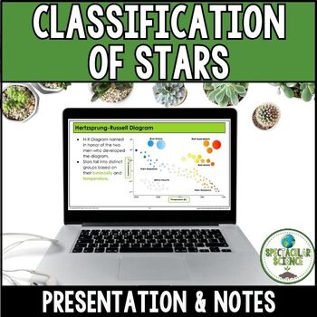 Preview of Classification of Stars Presentation & Guided Notes