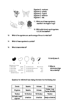 Classification of living things study guide by Fountain City Science ...