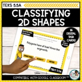 Classify 2D Shapes | Boom Cards Distance Learning