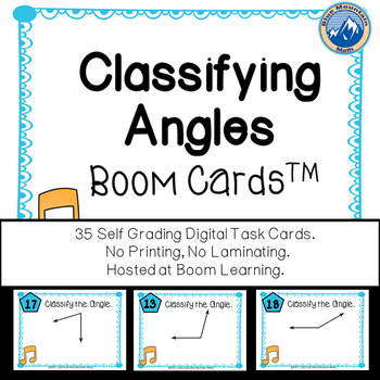 Preview of Classify Angles Boom Cards--Digital Task Cards